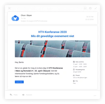 choo email templates