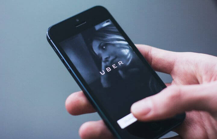 uber-app-on mobile-phone
