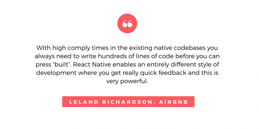 Airbnb Software developer about using React Native