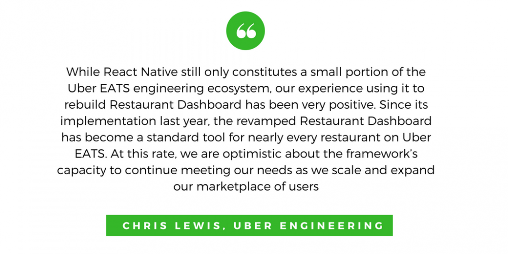 Uber engineering blog about using React Native in their app