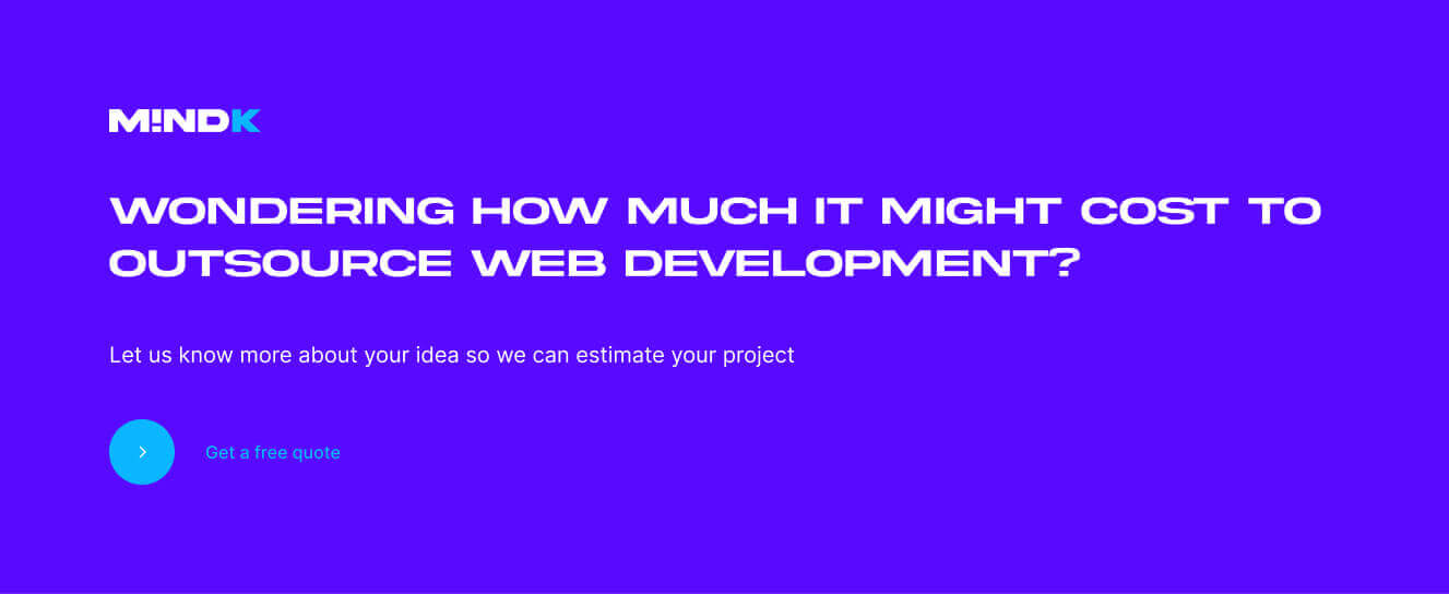 cost of web development outsourcing 