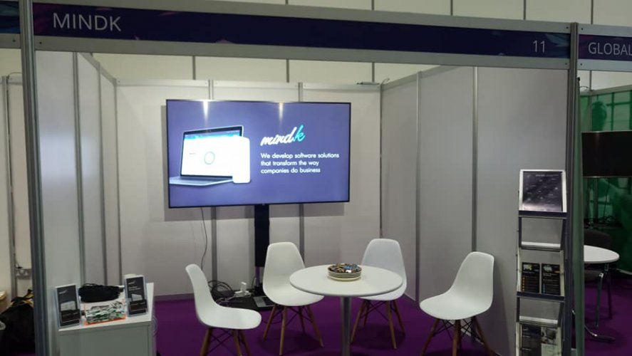 mindk stand at osx 2018 exhibition