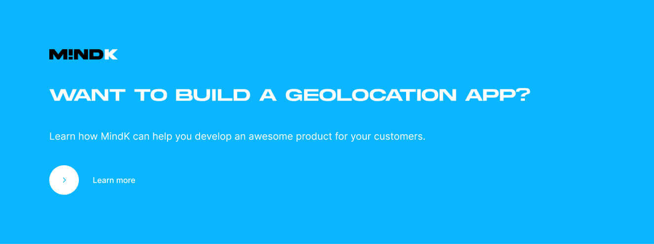 want to build a geolocation app 