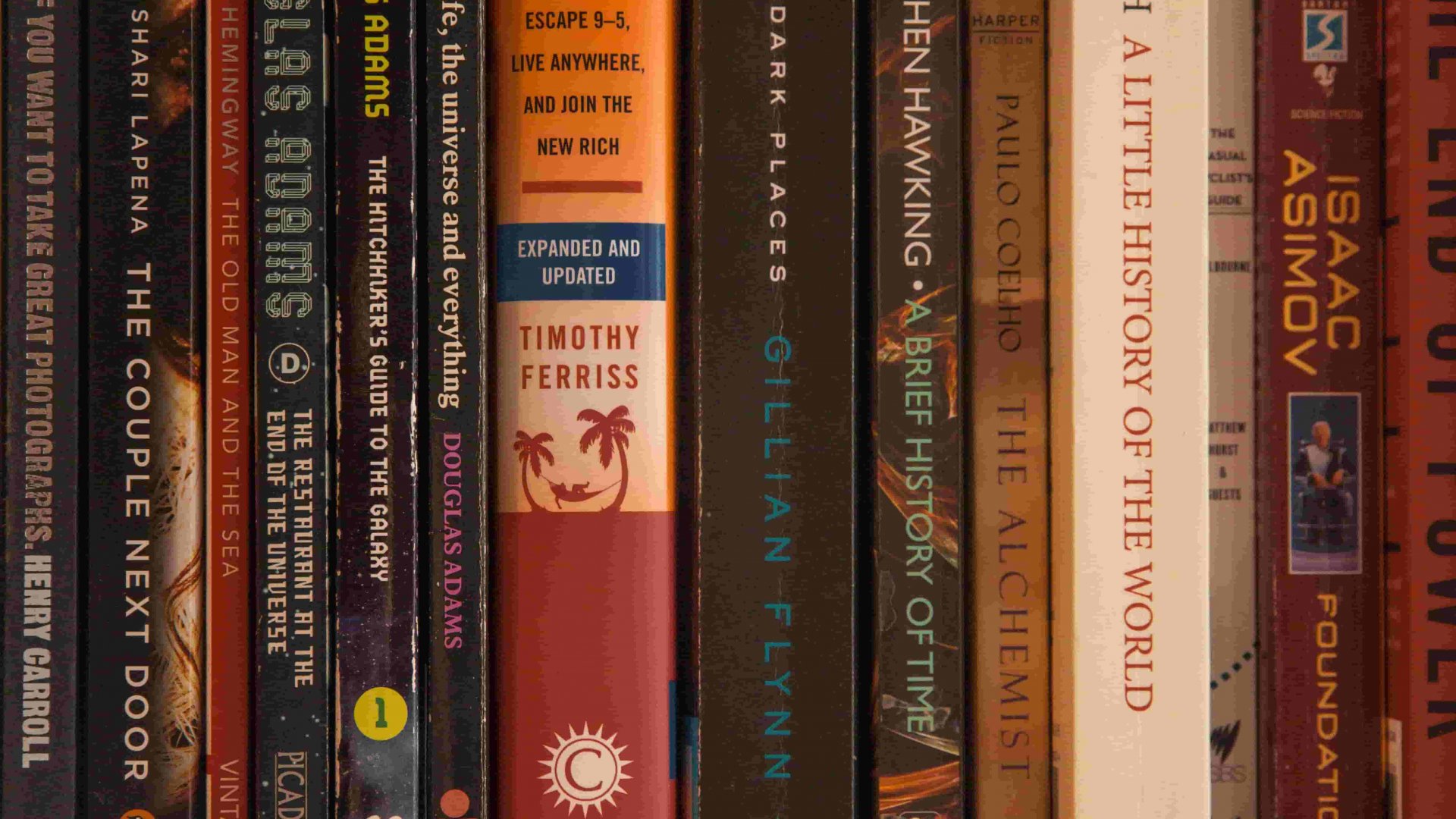 books on a shelf