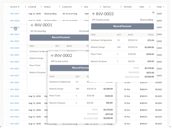 multimodal UI design tables