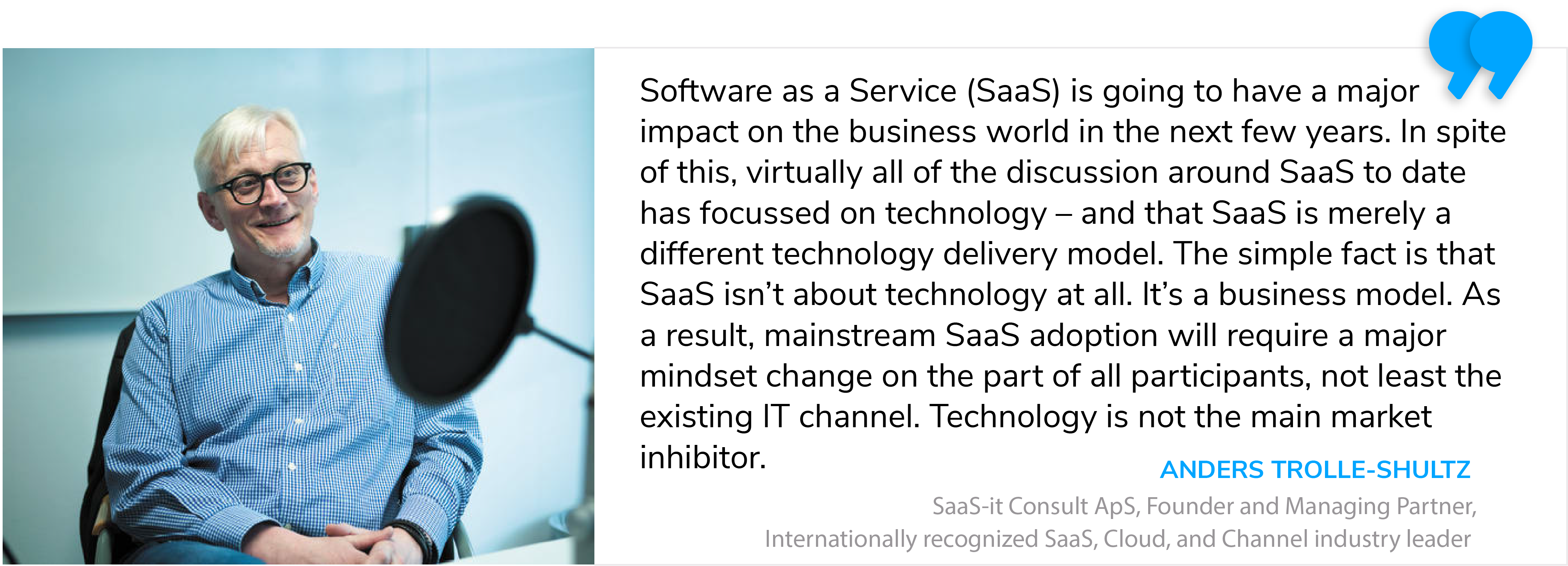 Shultz about SaaS business model
