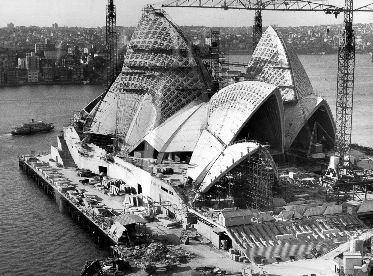 Sydney Opera House construction