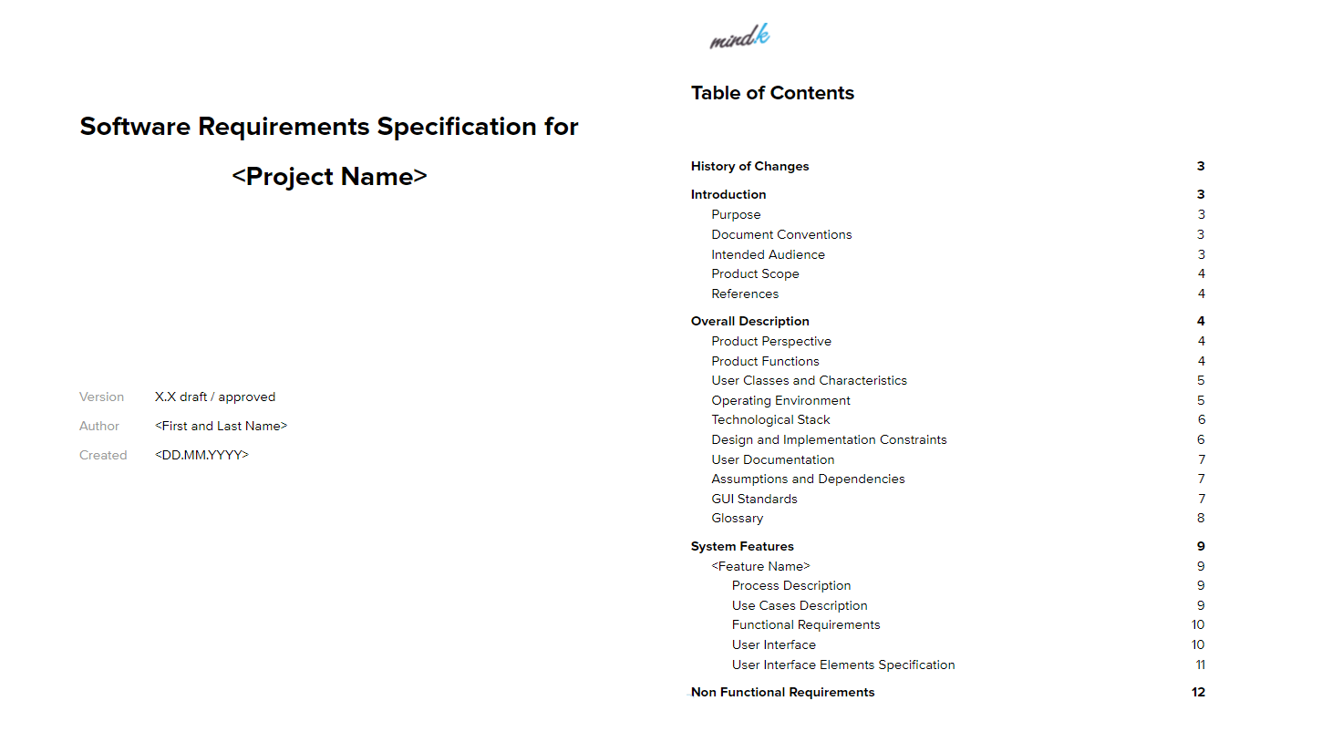 specification