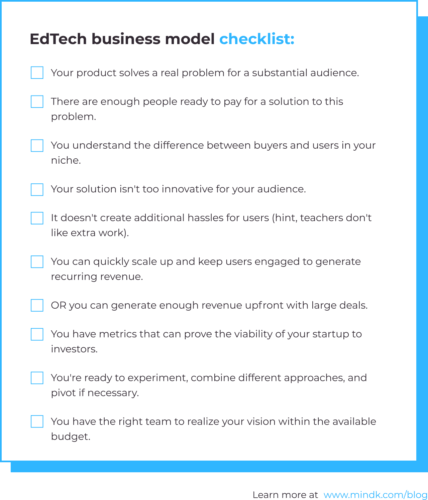 Edtech Startup Business Model: Top 7 Revenue Streams