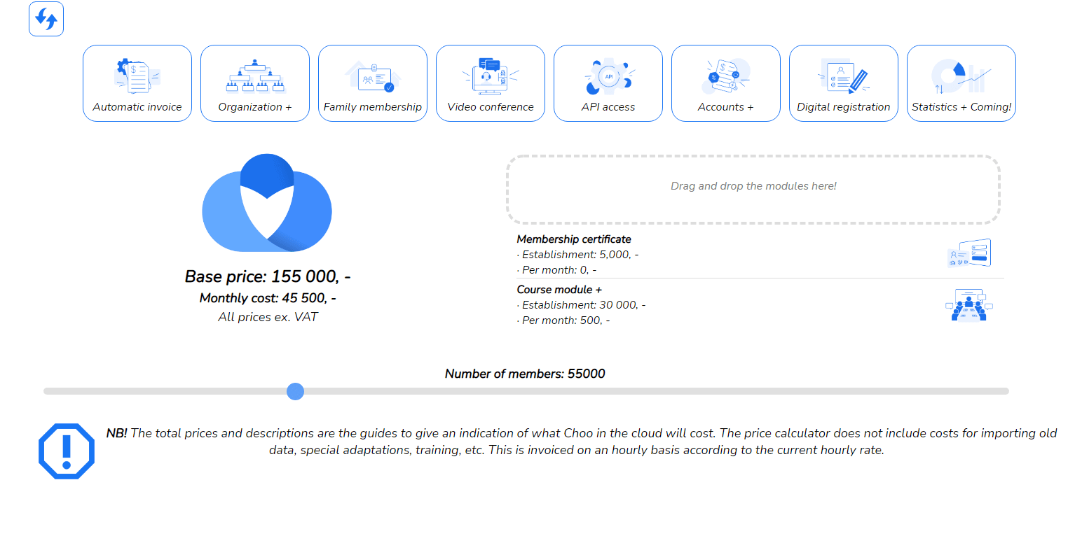 Choo SaaS pricing model