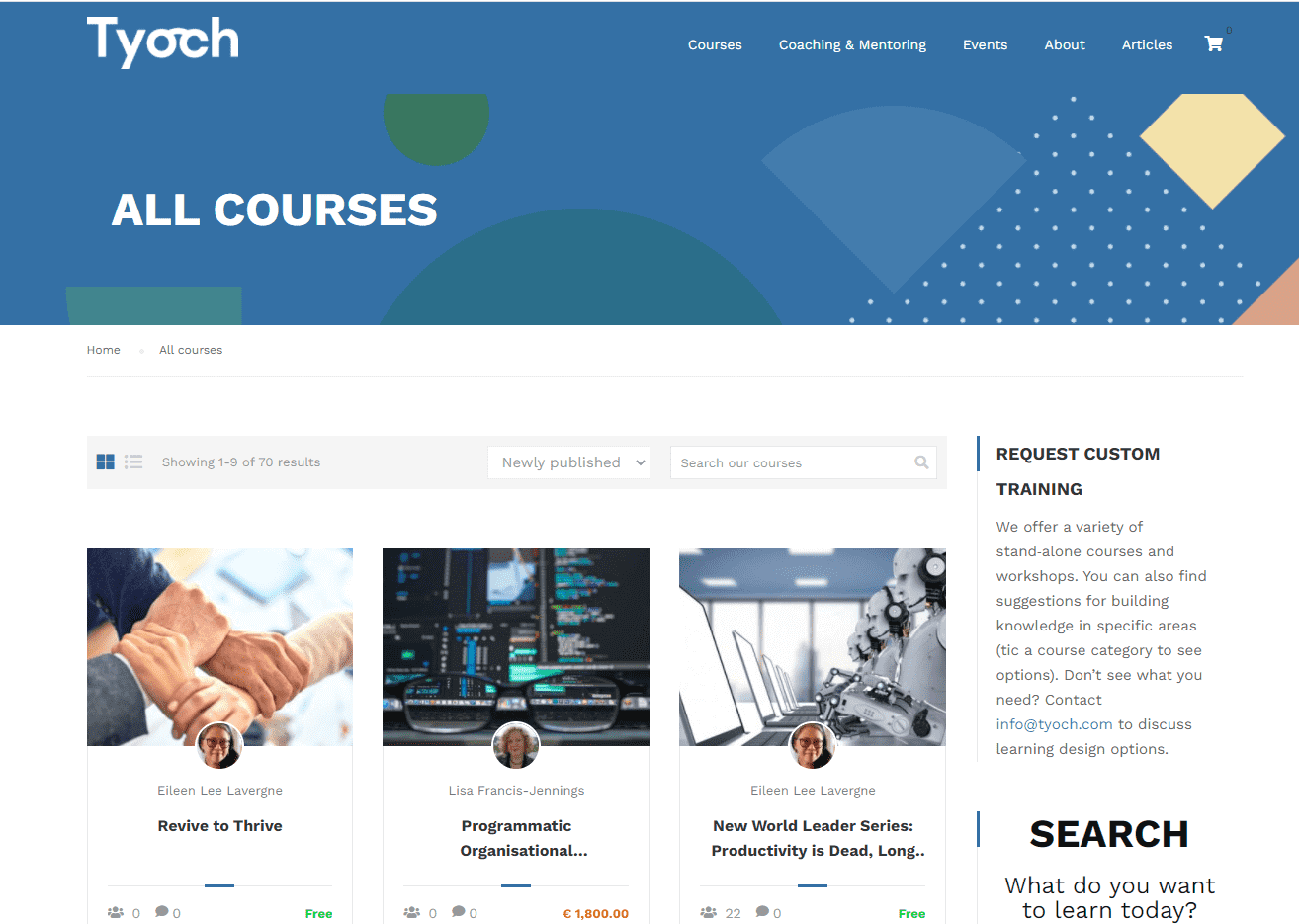 Tyoch Learning LMS