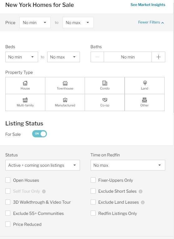 Advanced property search