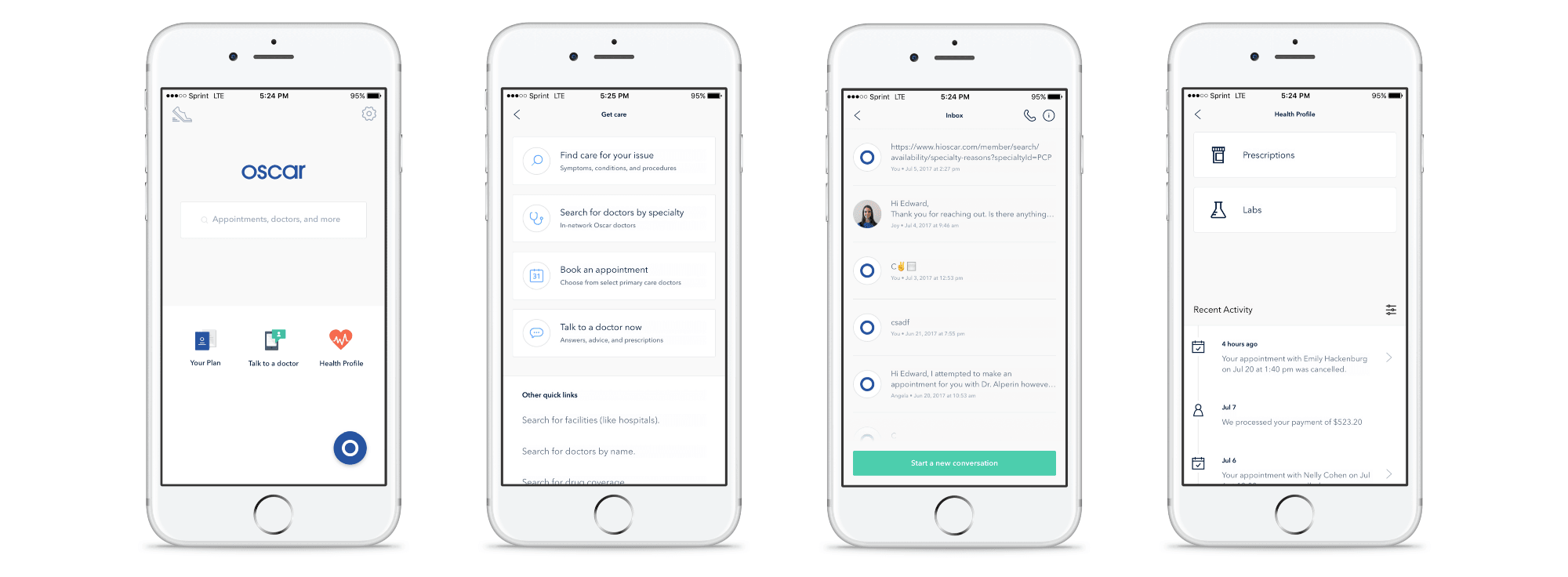 Oscar Health insurance app