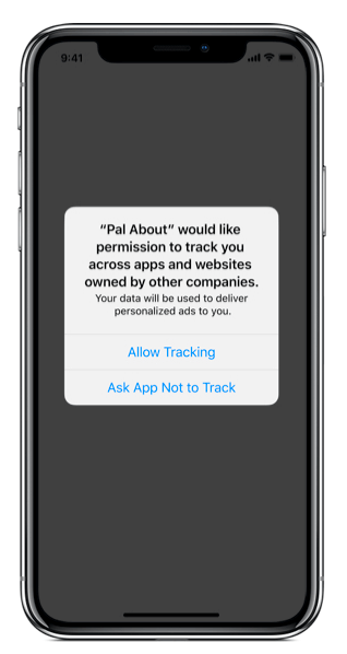 Opt-in-message iOS-14