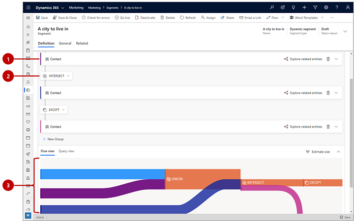 segment dynamic groups