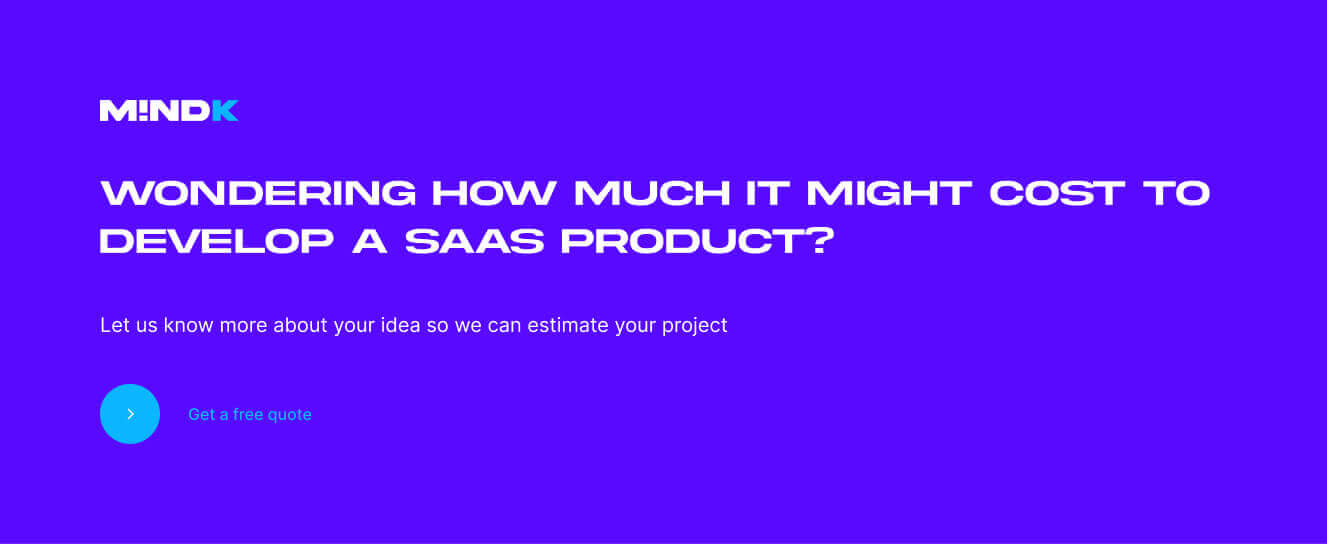 cost of saas product development