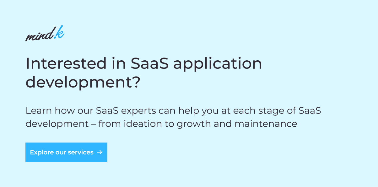 let's start SaaS application development together