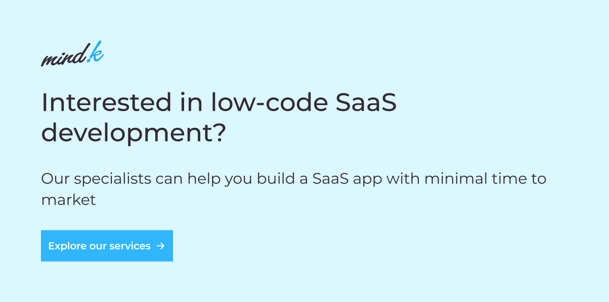 low code SaaS development