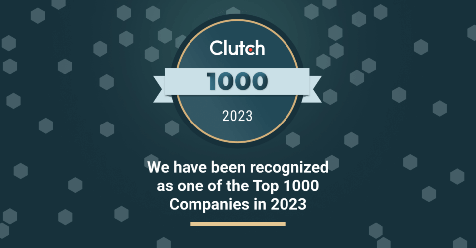 Clutch 1000 award 2023