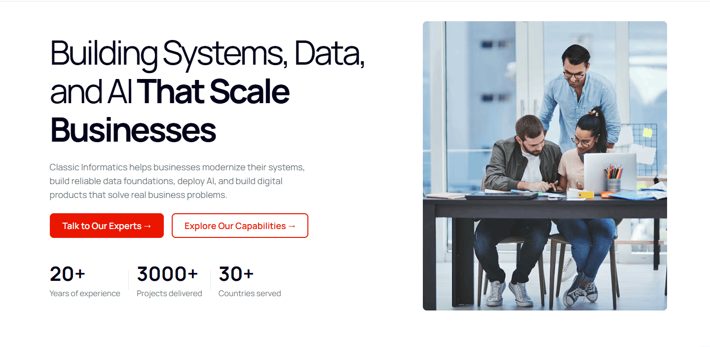 Classic Informatics home page (1)