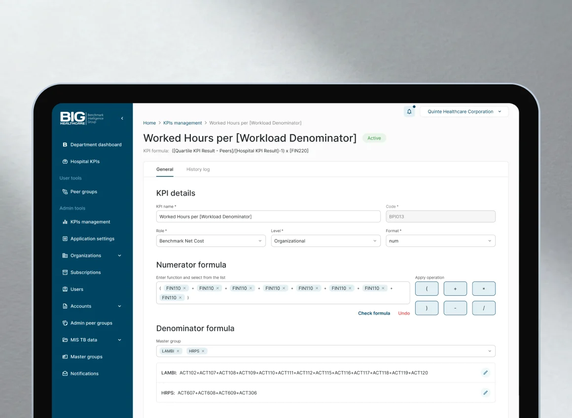 Healthcare analytics platform re-engineering for scalable growth