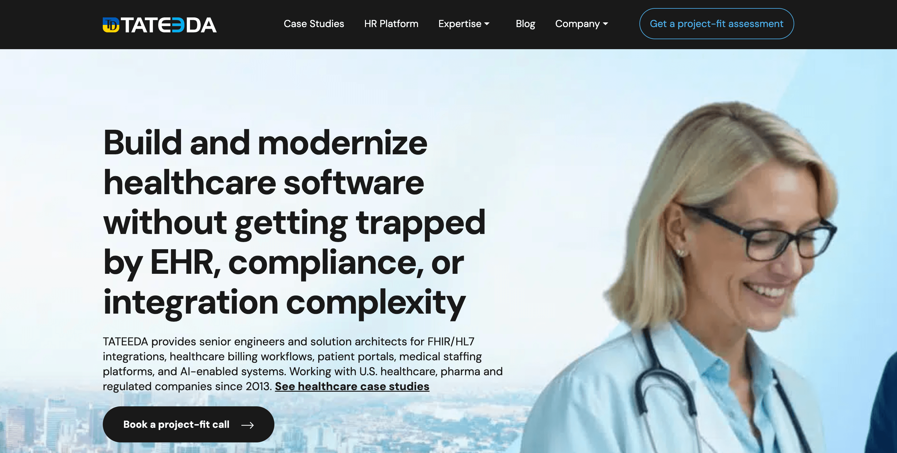 TATEEDA: A US Team for Clinic, Pharmacy, and Data-Capture Apps