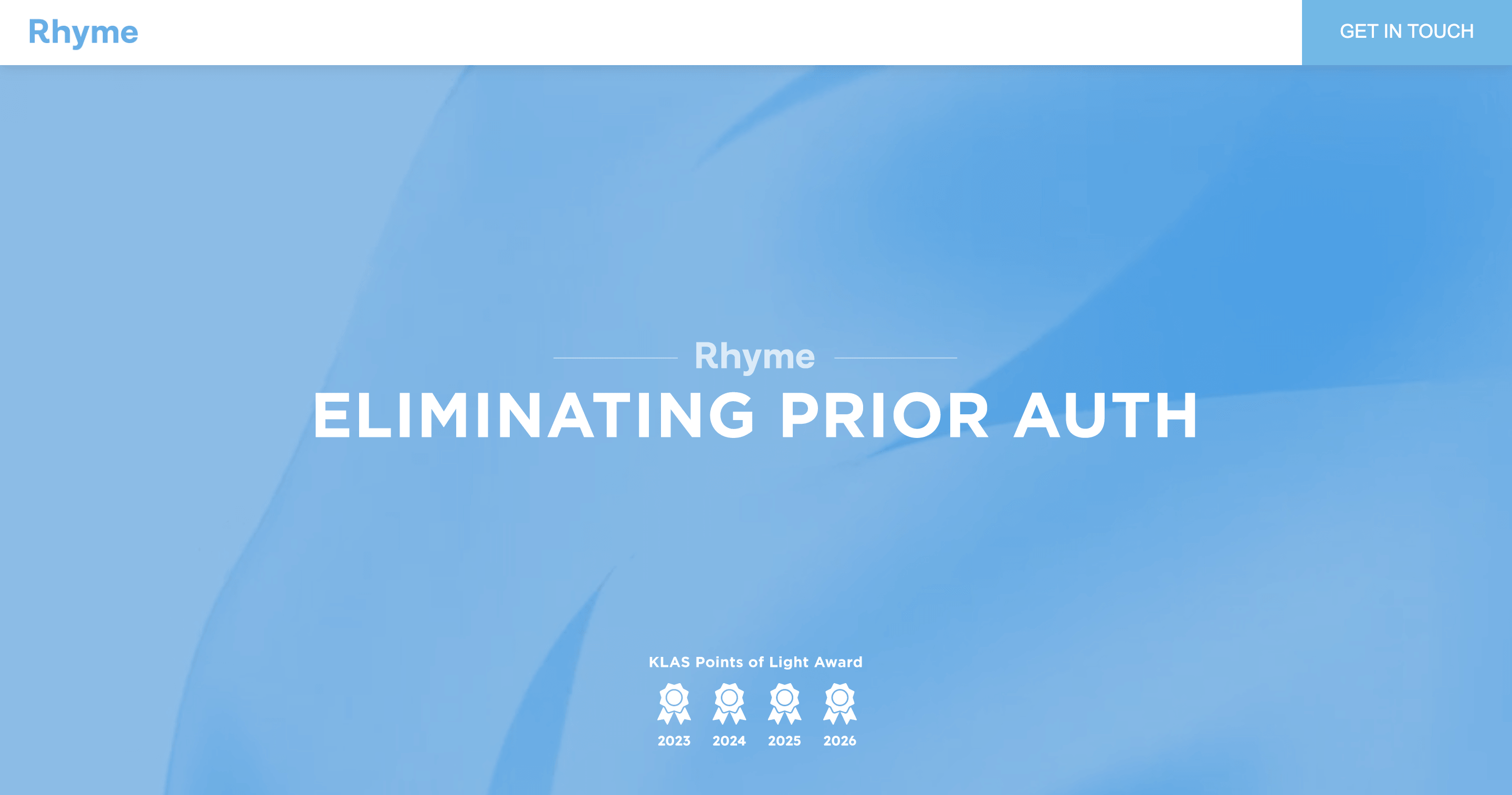 Rhyme: electronic prior authorization software